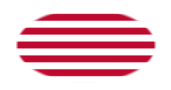 Sons of Liberty (USA ok. 1765, 13 pasów)-Flaga jako winieta owalna