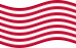 Falująca Sons of Liberty (USA ok. 1765, 13 pasów) flaga statyczna