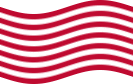 Falująca Sons of Liberty (USA ok. 1765, 13 pasów) flaga statyczna