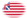 Grand Union (USA 1775-1777)-Flaga jako winieta owalna