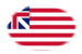 Grand Union (USA 1775-1777)-Flaga jako winieta owalna