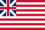 Grand Union (USA 1775-1777)-Flaga prostokątna