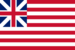 Grand Union (USA 1775-1777)-Flaga prostokątna