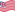 Falująca Grand Union (USA 1775-1777) flaga statyczna