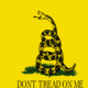 Gadsden (USA ok. 1775)-Flaga kwadratowa