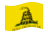 Gadsden (USA ok. 1775)- machanie flagą