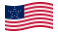 Great Star (USA 1818-1819)- machanie flagą