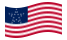 Great Star (USA 1818-1819)- machanie flagą