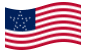Great Star (USA 1818-1819)- machanie flagą