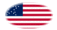 Great Star (USA 1818-1819)-Flaga jako winieta owalna