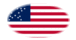 Great Star (USA 1818-1819)-Flaga jako winieta owalna