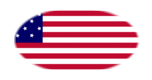 Star-Spangled Banner (USA 1795-1818)-Flaga jako winieta owalna