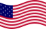 Falująca Star-Spangled Banner (USA 1795-1818) flaga statyczna
