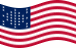 Falująca Fort Sumter (USA 1861) flaga statyczna