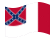 Blood-Stained Banner (Skonfederowane Stany 1865)- machanie flagą