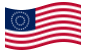 USA 37 gwiazd (1867-1877)- machanie flagą