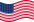 Falująca USA 48 gwiazd (1912-1959) flaga statyczna