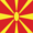Macedonia-Flaga kwadratowa