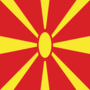 Macedonia-Flaga kwadratowa