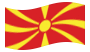 Macedonia- machanie flagą