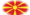Macedonia-Flaga jako winieta owalna