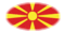 Macedonia-Flaga jako winieta owalna