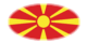 Macedonia-Flaga jako winieta owalna