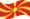 Falująca Macedonia flaga statyczna