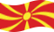 Falująca Macedonia flaga statyczna