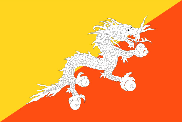 Flaga Bhutan, Flaga Bhutan
