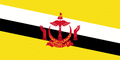 Grafika flagi Państwo Brunei Darussalam