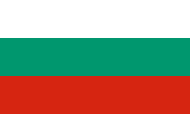 Flaga Bułgaria