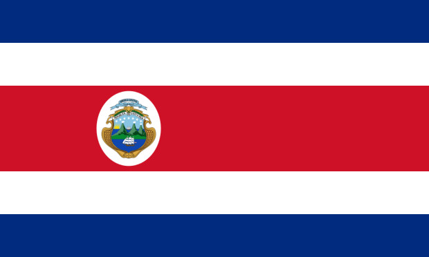 Flaga Kostaryka, Flaga Kostaryka