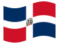 Animowana flaga Dominikana