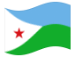 Animowana flaga Dżibuti
