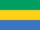 Grafika flagi Gabon