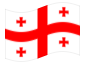 Animowana flaga Gruzja