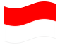 Animowana flaga Indonezja