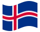 Animowana flaga Islandia