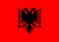 Grafika flagi Albania