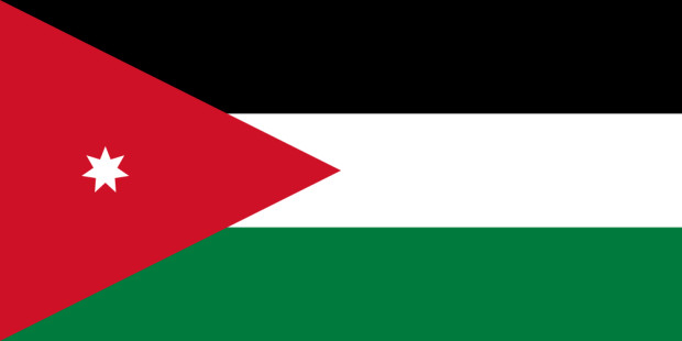 Flaga Jordan