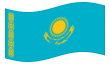 Animowana flaga Kazachstan