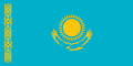 Grafika flagi Kazachstan