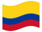 Animowana flaga Kolumbia