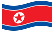Animowana flaga Korea Północna