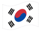 Animowana flaga Korea Południowa