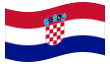 Animowana flaga Chorwacja