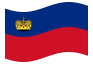 Animowana flaga Liechtenstein