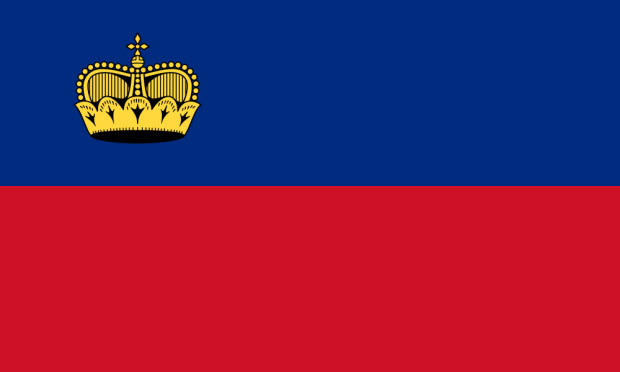 Flaga Liechtenstein, Flaga Liechtenstein