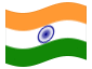Animowana flaga Indie